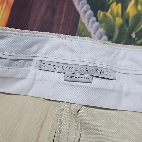 Stella McCartney Yellow Cargo Trousers Pants Size 4 - Picture 5 of 9